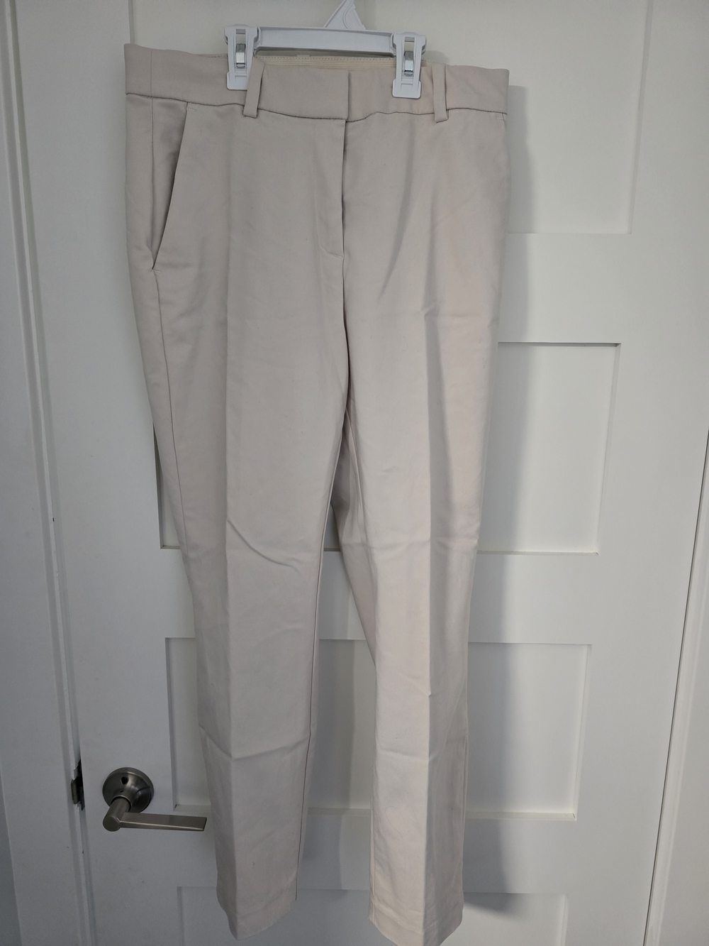 H&M Women's Tailored Trousers - Cream